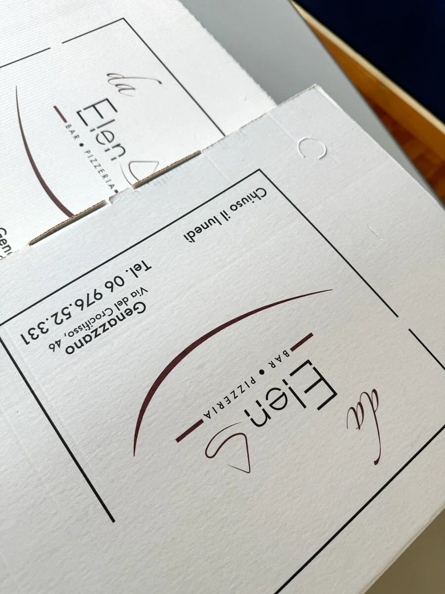 Box Pizza con stampa in digitale