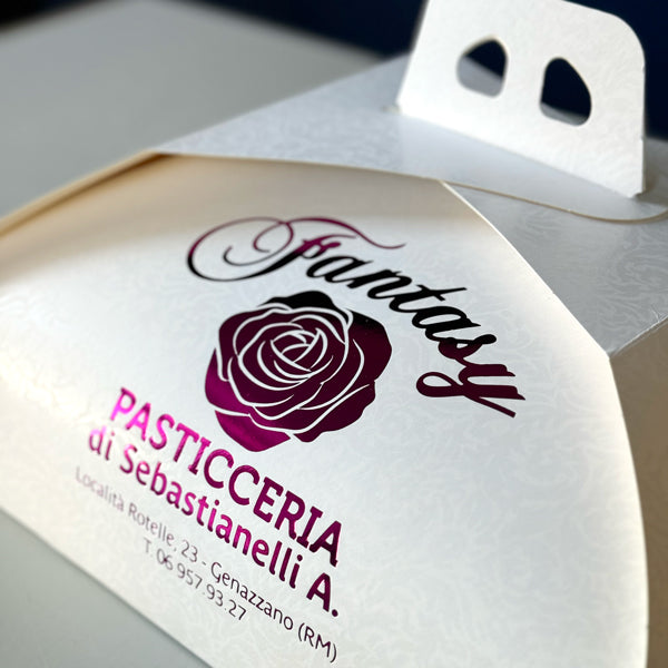 Box Torta stampa a caldo